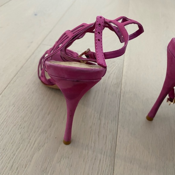 Schutz Juliana Caged Sandals Pink - Picture 5 of 7